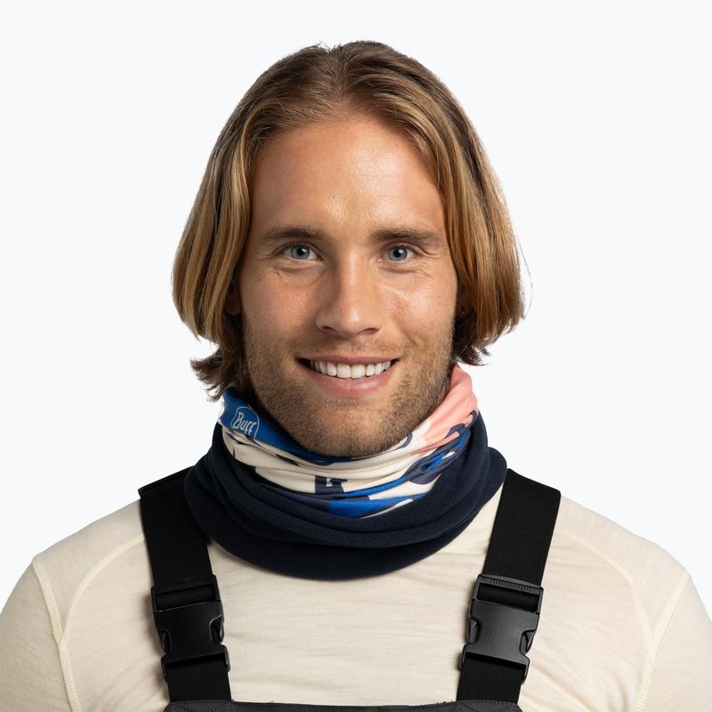 Eșarfă multifuncțională BUFF Polar hirajy blue 5