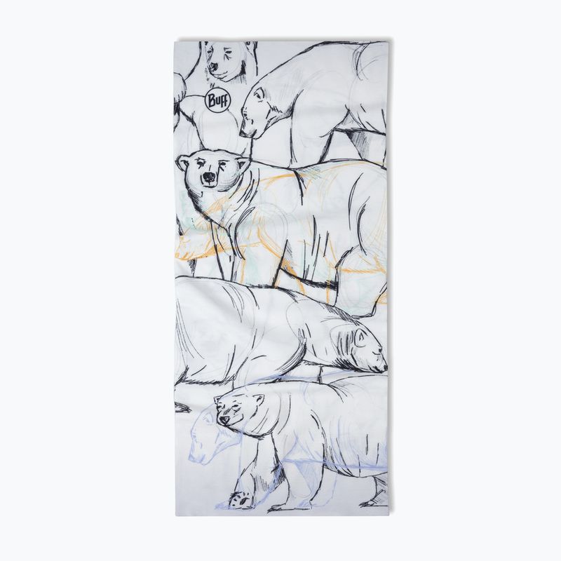 Eșarfă multifuncțională pentru copii BUFF Original Ecostretch bargy white 2