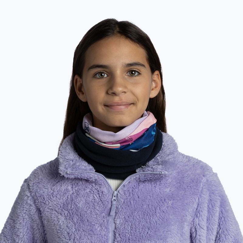 Eșarfă multifunțională pentru copii BUFF Polar omasi blue 3