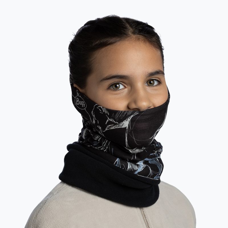 Eșarfă multifuncțională pentru copii BUFF Polar bargy black 4