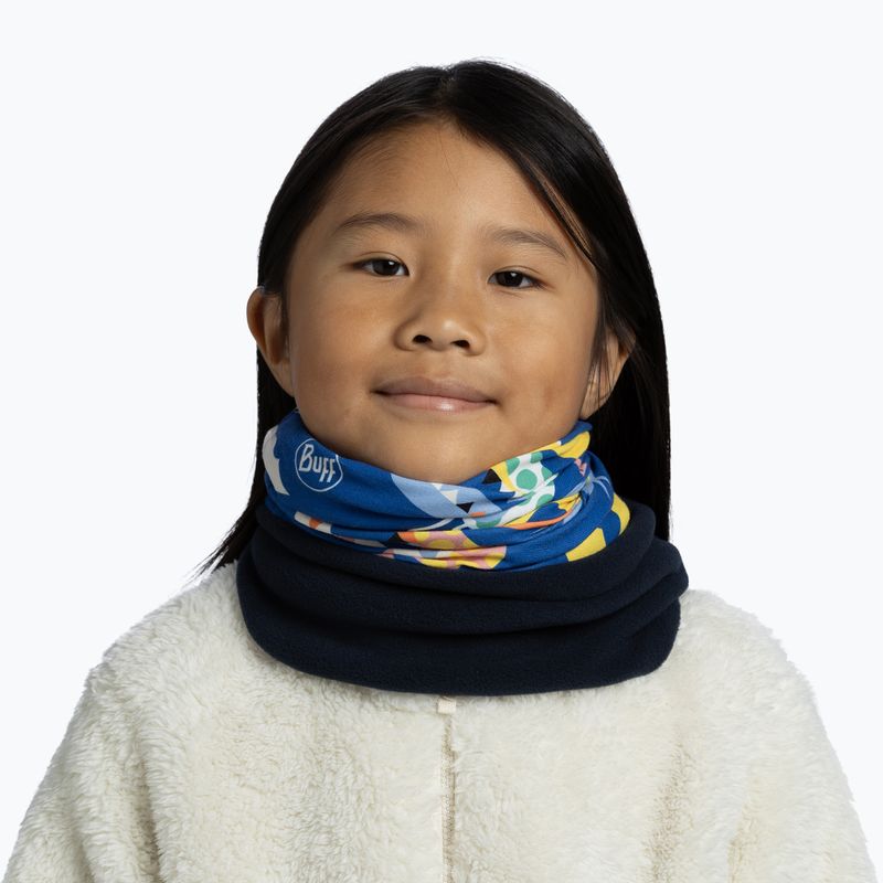 Fular multifuncțional pentru copii BUFF Polar lutky cobalt 3