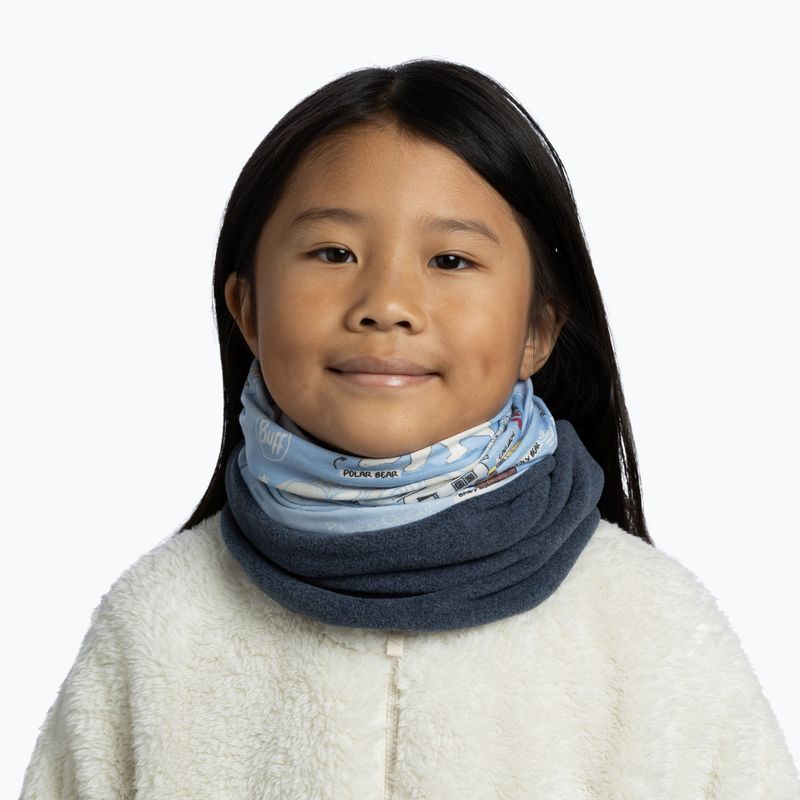 Bandană multifuncțională pentru copii BUFF Polar blue 3