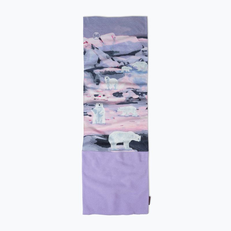 Bandană multifuncțională pentru copii BUFF Polar yoki mauve 2