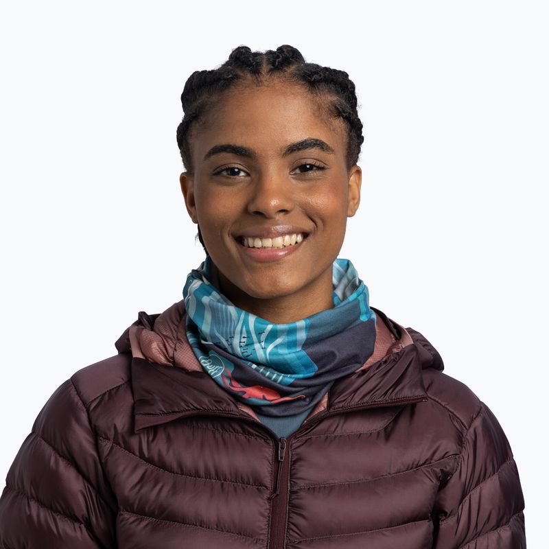 Eșarfă multifuncțională BUFF Original Ecostretch gem malachite 4