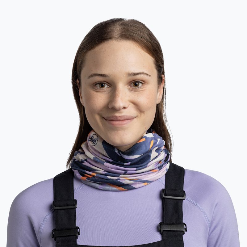 Eșarfă multifuncțională BUFF Original Ecostretch virta grape ice 3