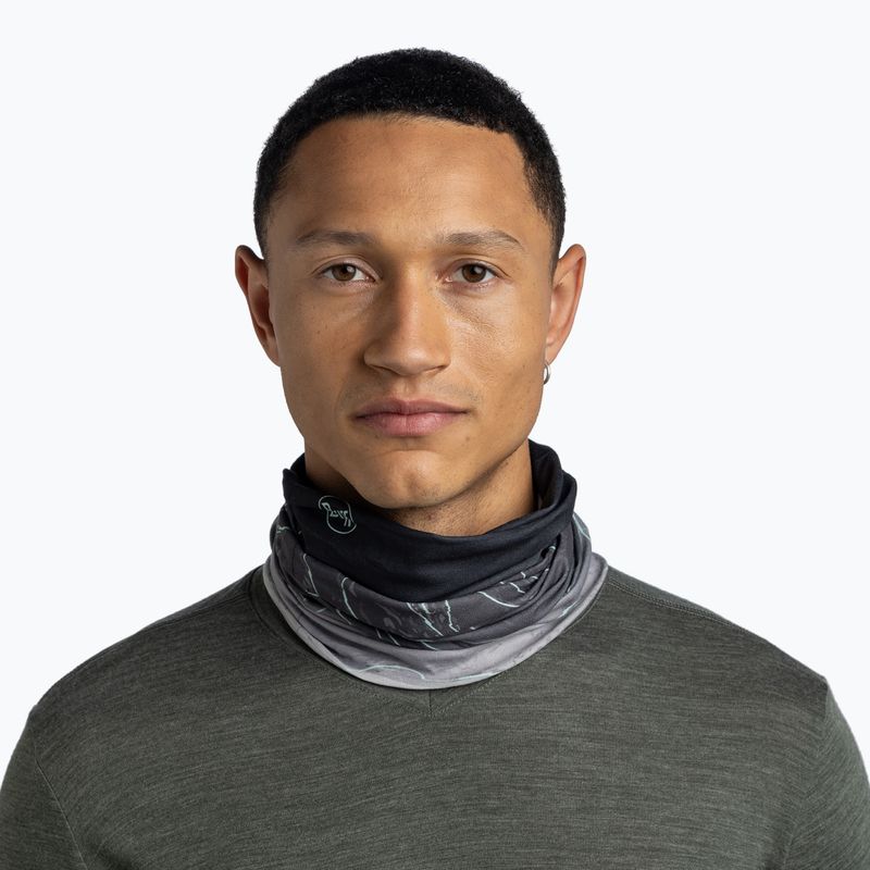 Eșarfă multifuncțională BUFF Original Ecostretch unal grey 3