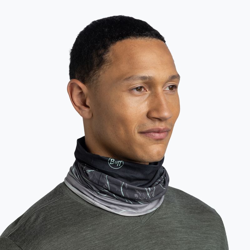 Eșarfă multifuncțională BUFF Original Ecostretch unal grey 4