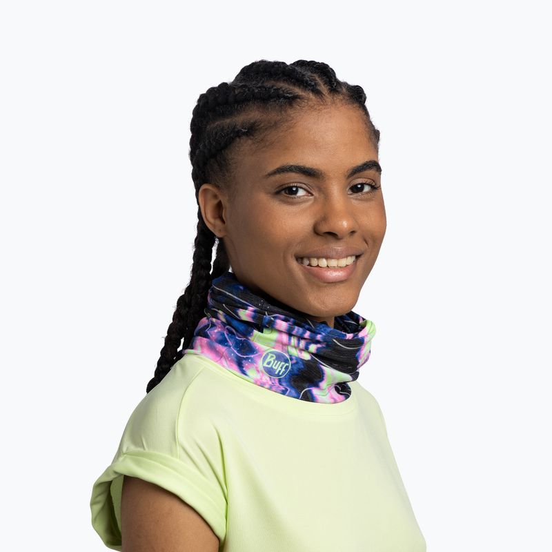Eșarfă multifuncțională BUFF Coolnet UV dovic ultramarine 3