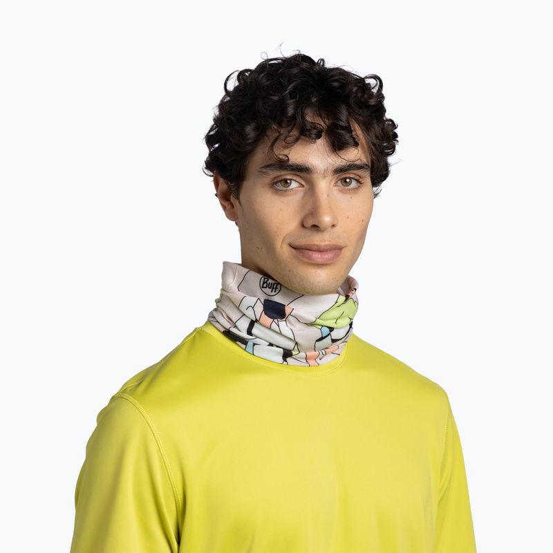 Eșarfă multifuncțională BUFF Coolnet UV brelit cream 3