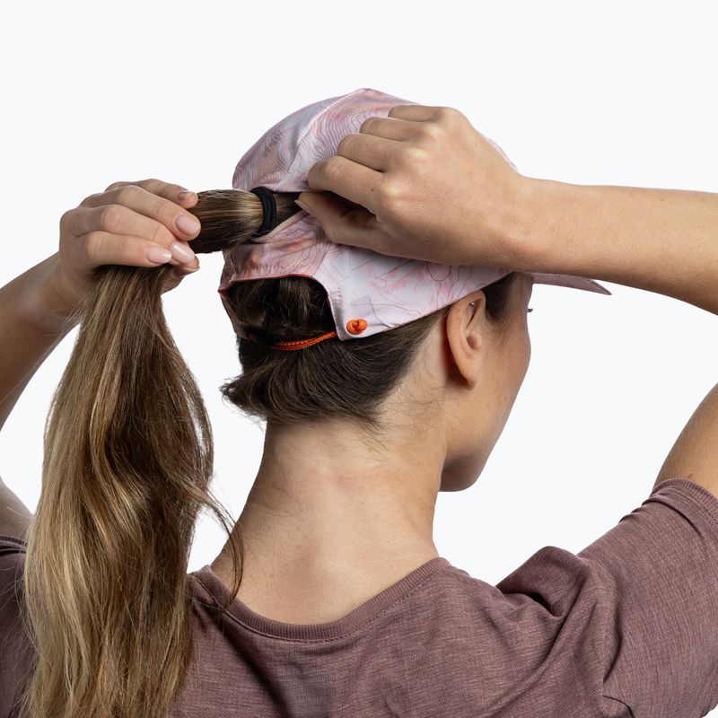 Șapcă cu cozoroc BUFF CoolNet UV Pack Speed orisa azalea 6