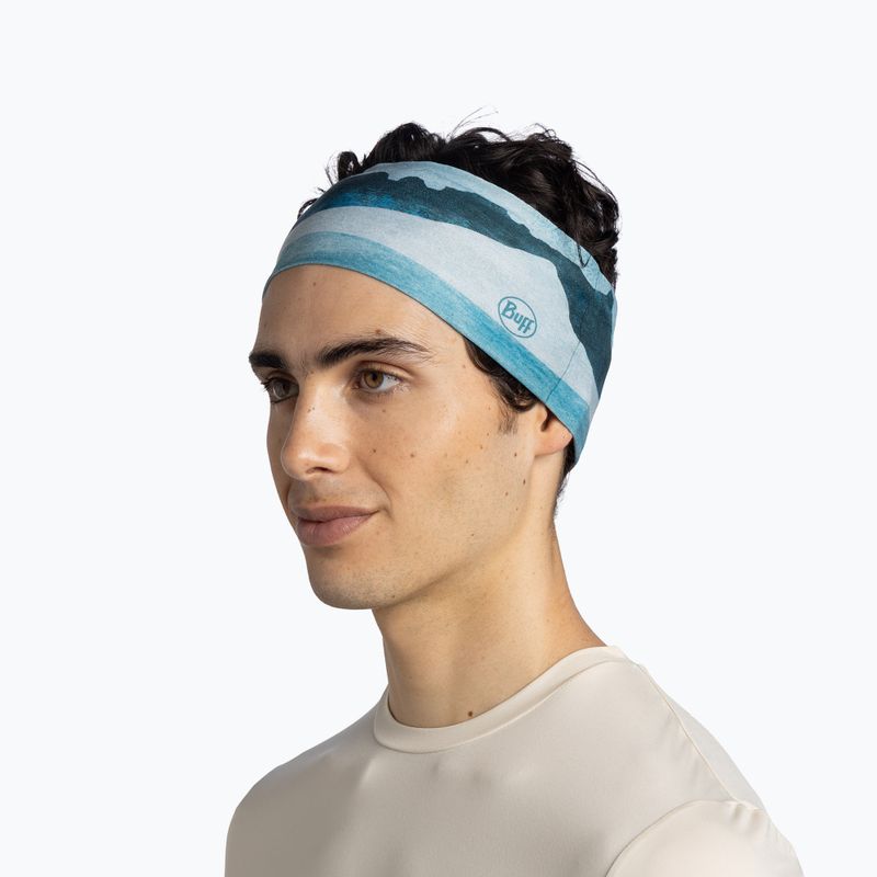 Bentiță BUFF CoolNet UV Wide alert teal 3