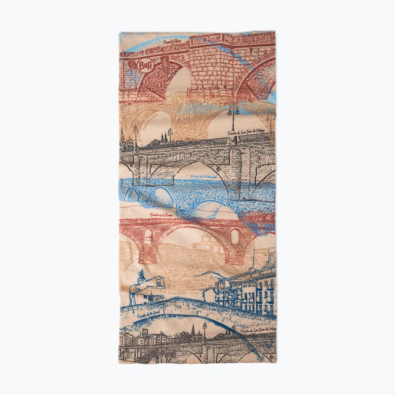 Eșarfă multifuncțională BUFF Coolnet UV camino bridges cloud 2