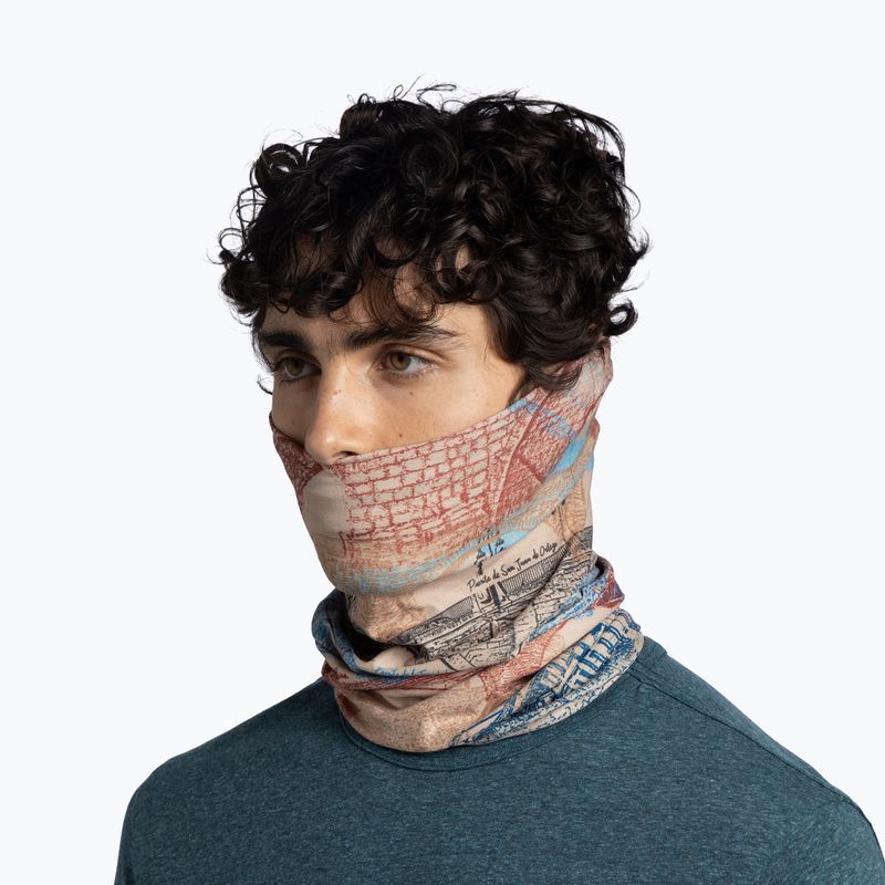 Eșarfă multifuncțională BUFF Coolnet UV camino bridges cloud 4