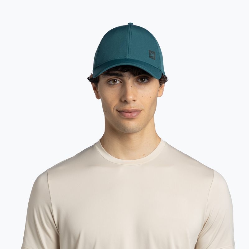 Șapcă cu cozoroc Buff Summit solid teal 3