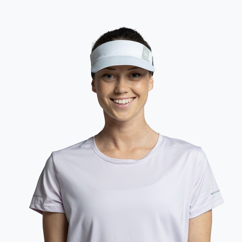 Vizieră de alergare BUFF Speed solid white 3
