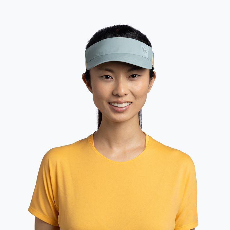 Vizieră de alergare BUFF Speed solid mist 3