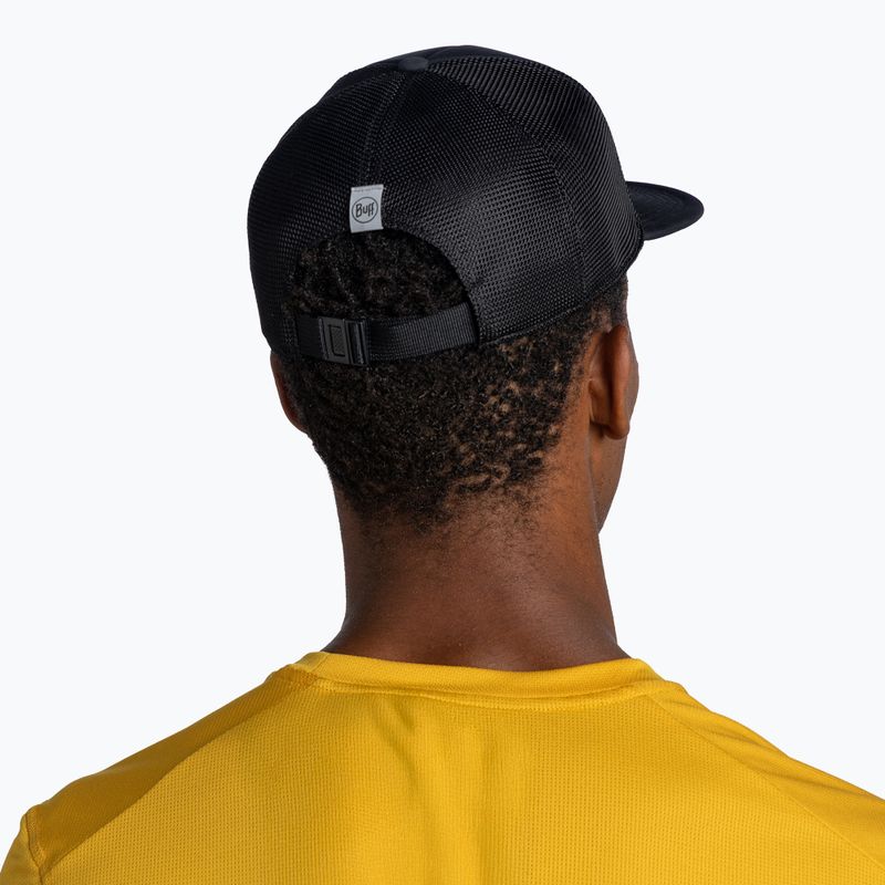 Șapcă cu cozoroc BUFF Explore Trucker cream logo black 4