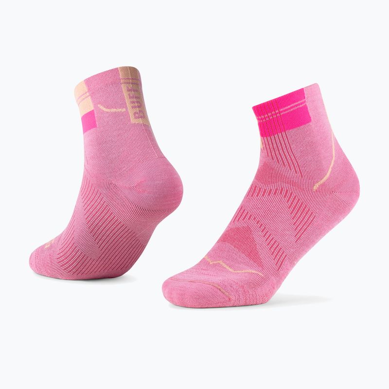Șosete BUFF CoolNet Quarter pink 3