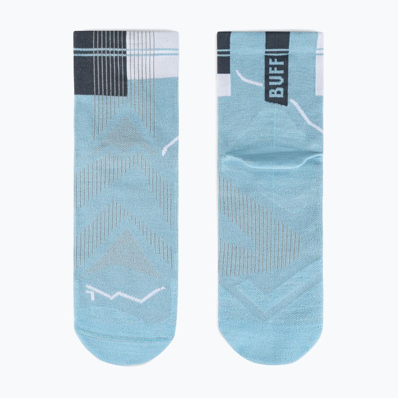 Șosete BUFF CoolNet Quarter dusty blue 2