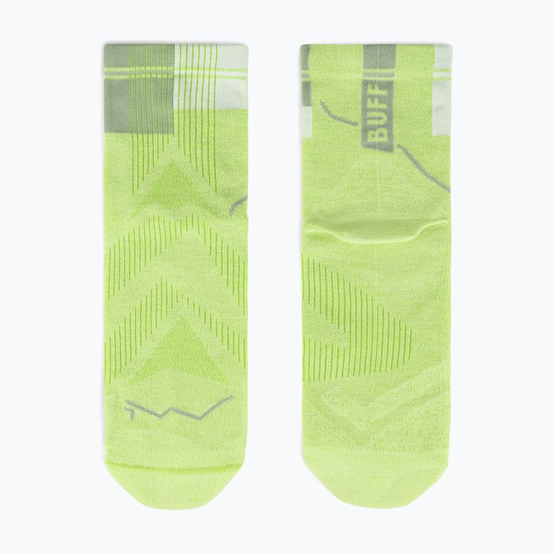 Șosete BUFF CoolNet Quarter lime 2