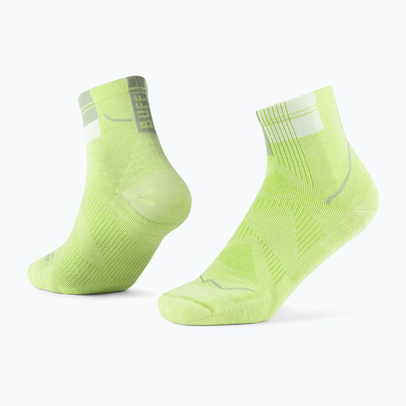 Șosete BUFF CoolNet Quarter lime 3