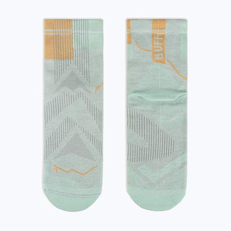 Șosete BUFF CoolNet Quarter seagrove green 3