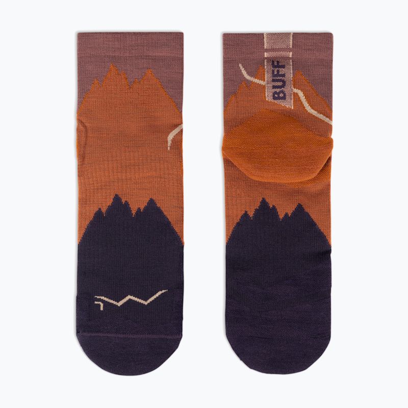 Șosete BUFF Merino Lightweight Quarter LWQ3 ginger 3