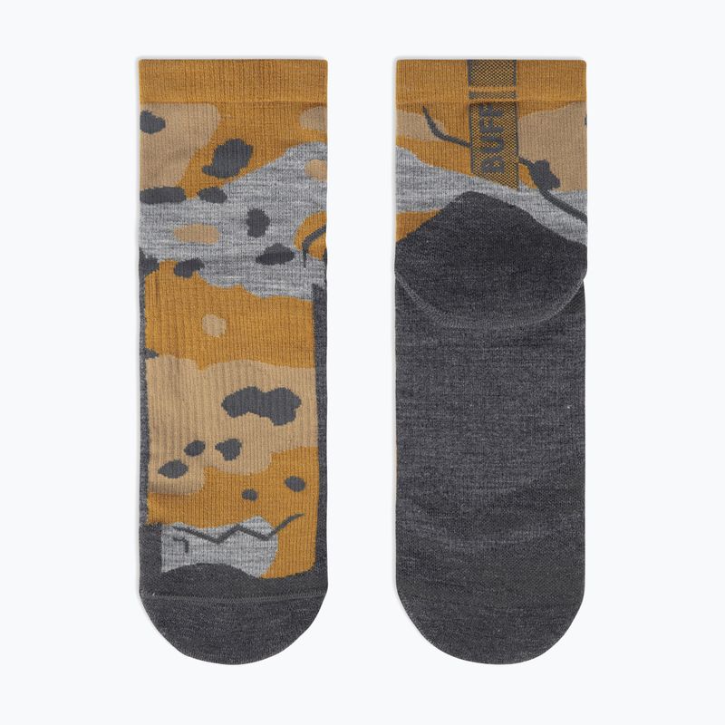 Șosete BUFF Merino Lightweight Quarter LWQ2 khaki 3