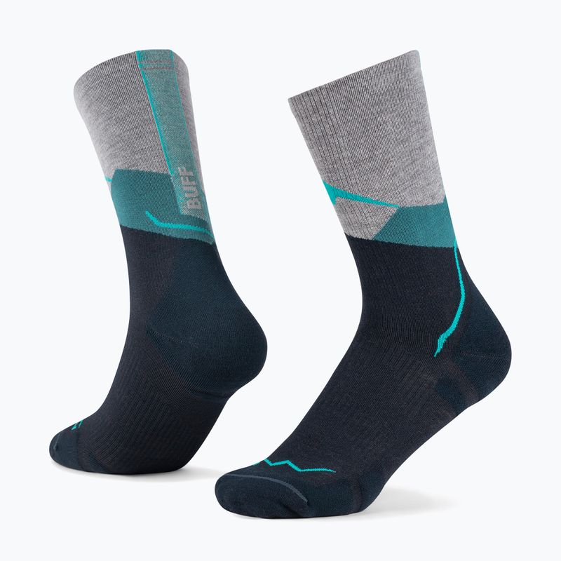 Șosete BUFF Merino Lightweight Crew LWC1 teal