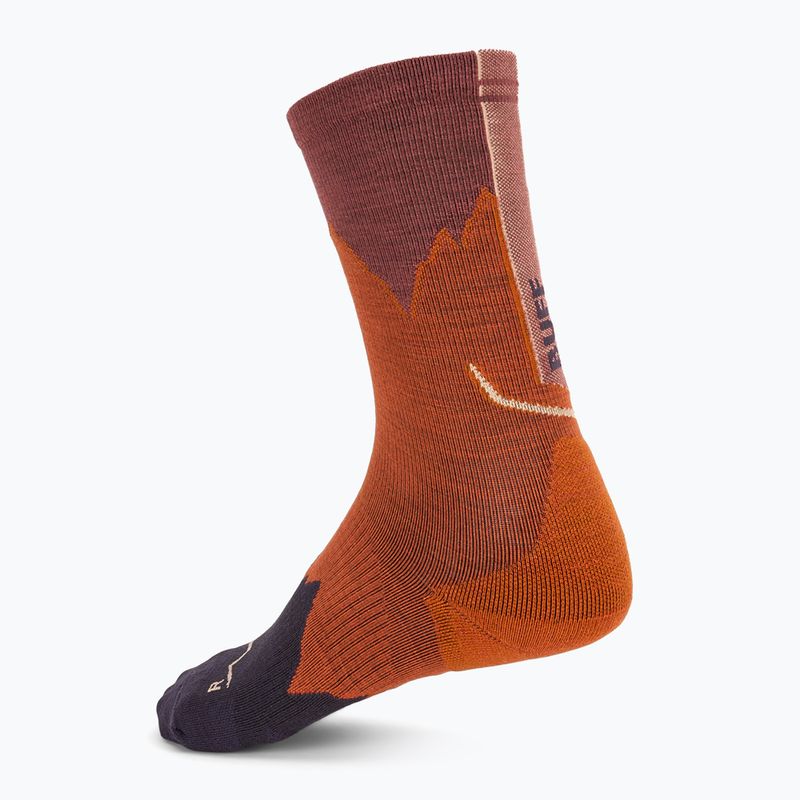 Șosete BUFF Merino Lightweight Crew LWC3 culoare ghimbir 2