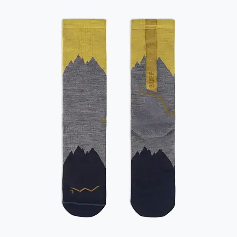 Șosete BUFF Merino Lightweight Crew LWC3 gri 6