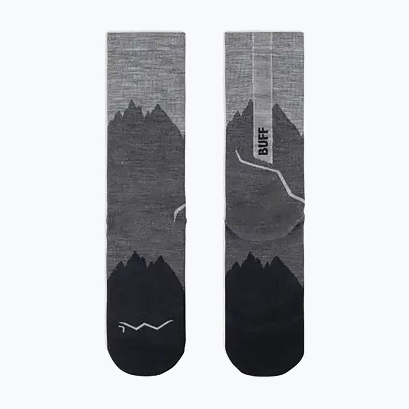 Șosete BUFF Merino Lightweight Crew LWC3 negre 6