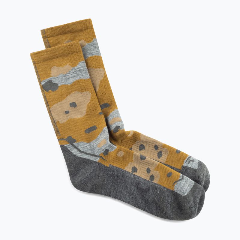Șosete BUFF Merino Lightweight Crew LWC2 khaki 2