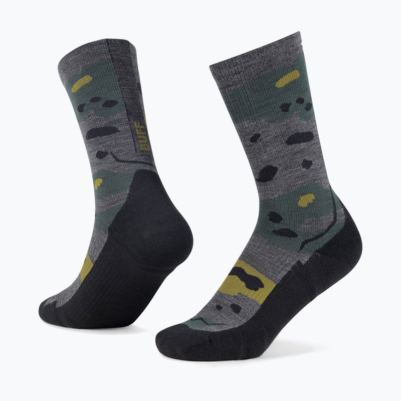 Șosete BUFF Merino Lightweight Crew LWC2 grey