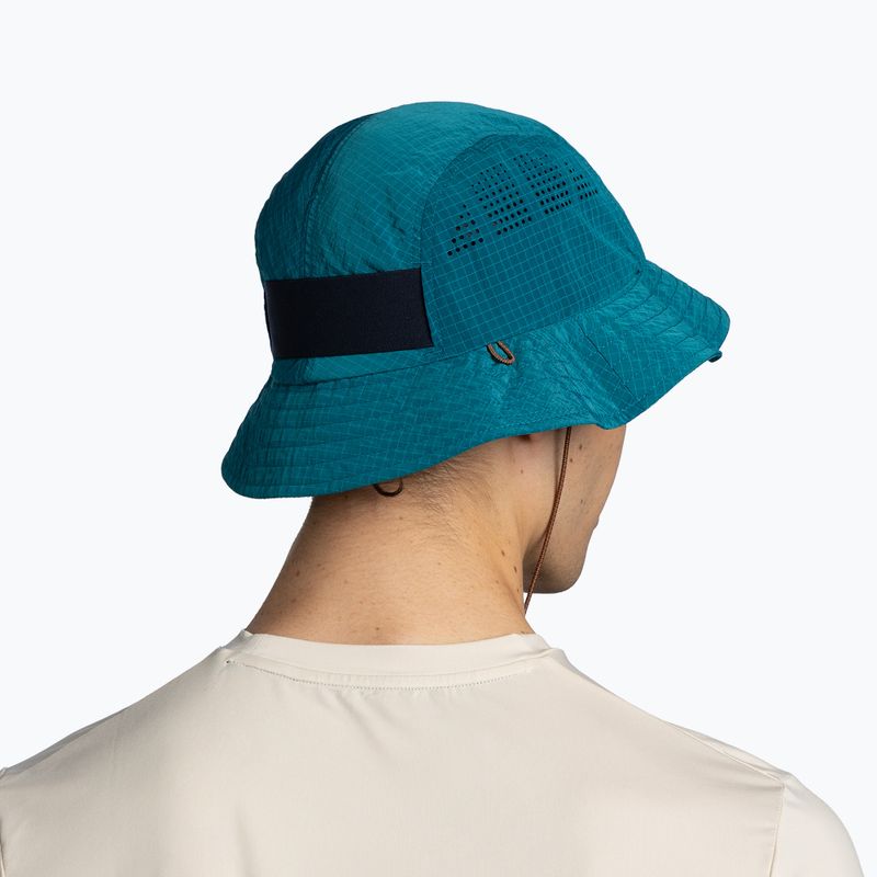 Pălărie BUFF Go Bucket solid teal 6