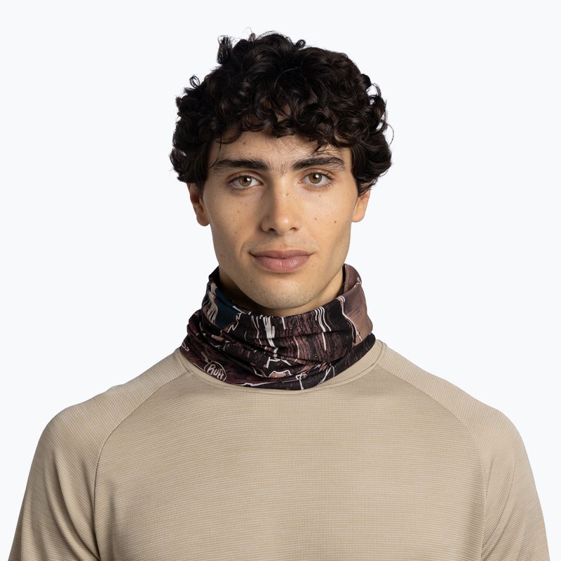 Eșarfă multifuncțională BUFF Coolnet UV Insect Shield Solid teory multi 3