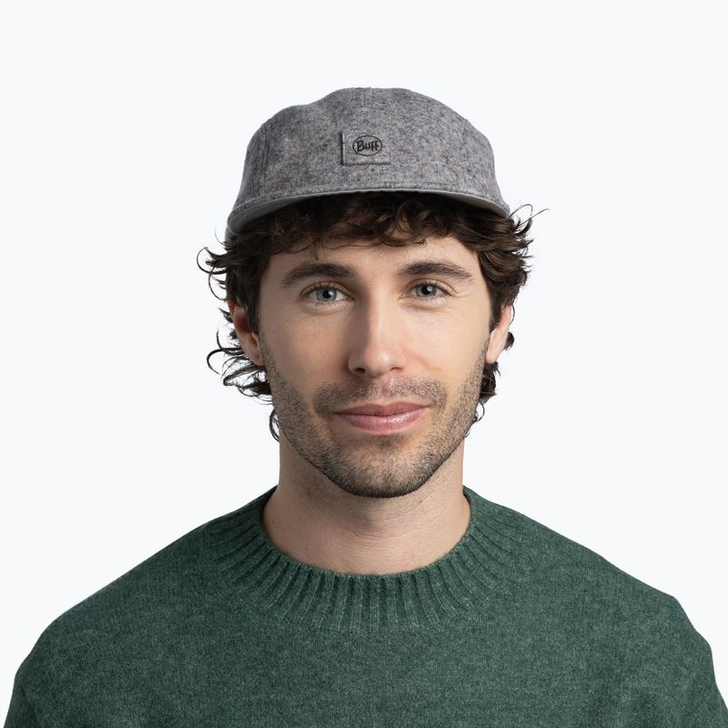 Căciulă de iarnă Buff Merino Upcycled thier grey heather 4