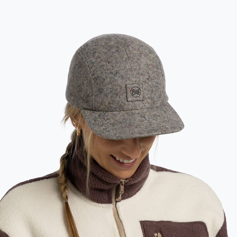 Căciulă de iarnă Buff Merino Upcycled thier grey heather 5