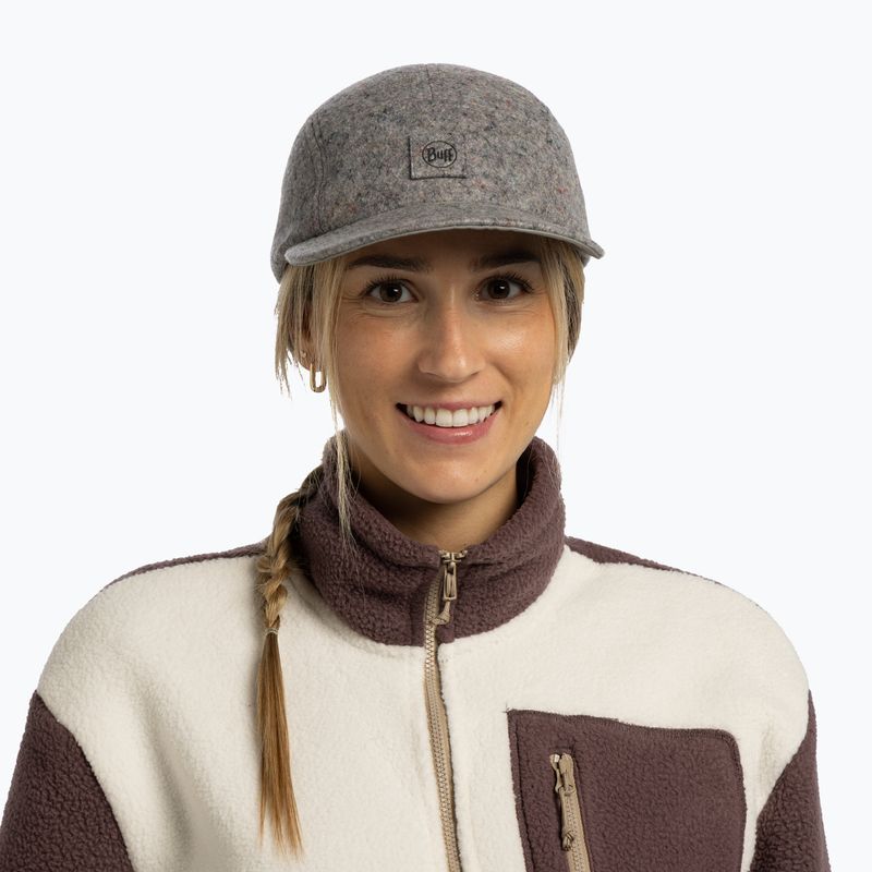 Căciulă de iarnă Buff Merino Upcycled thier grey heather 6