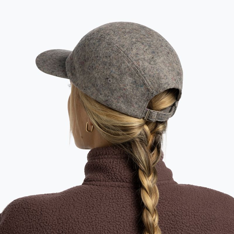 Căciulă de iarnă Buff Merino Upcycled thier grey heather 7