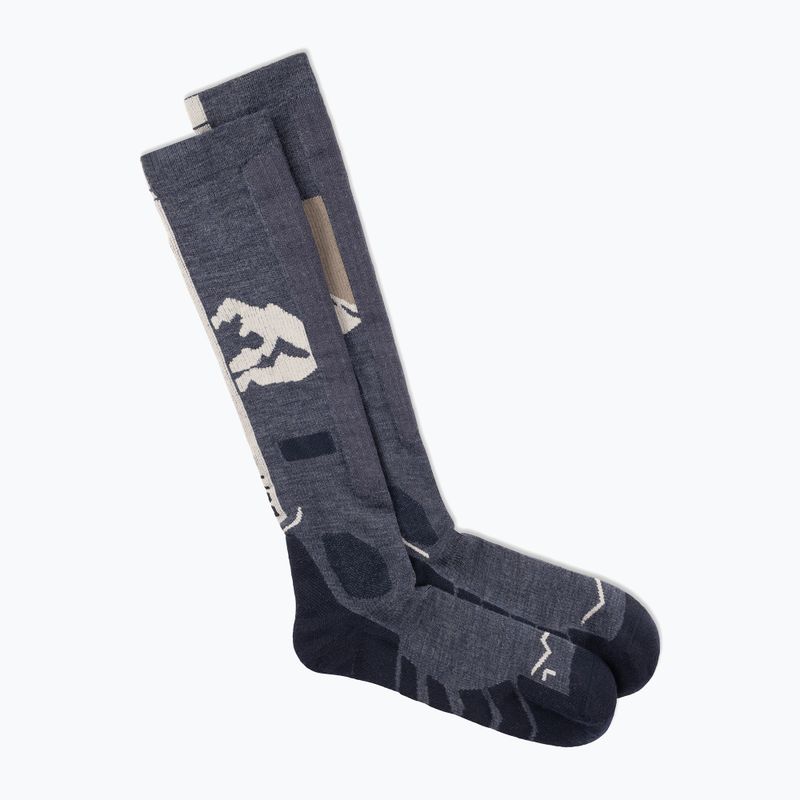 Șosete BUFF Merino Heavyweight Over The Calf night blue 2