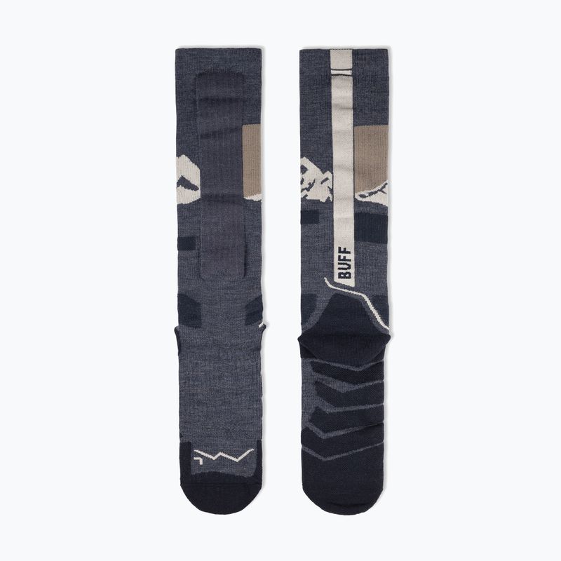 Șosete BUFF Merino Heavyweight Over The Calf night blue 3