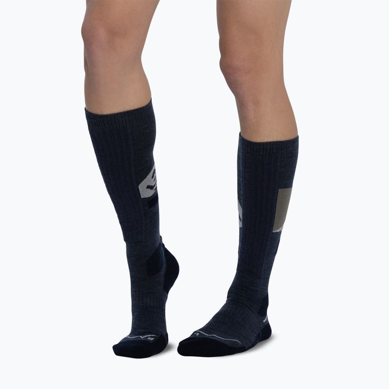 Șosete BUFF Merino Heavyweight Over The Calf night blue 4