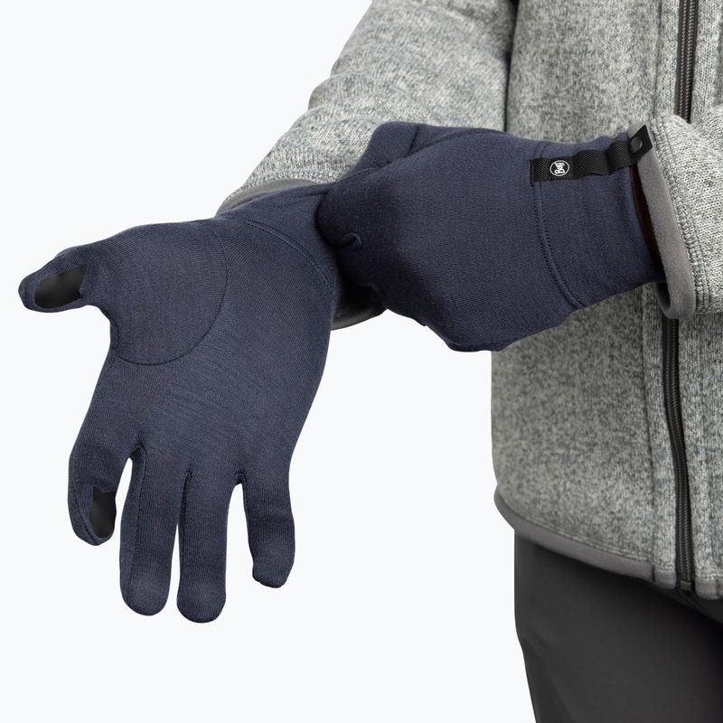 Mănuși BUFF Merino Midweight night blue 5