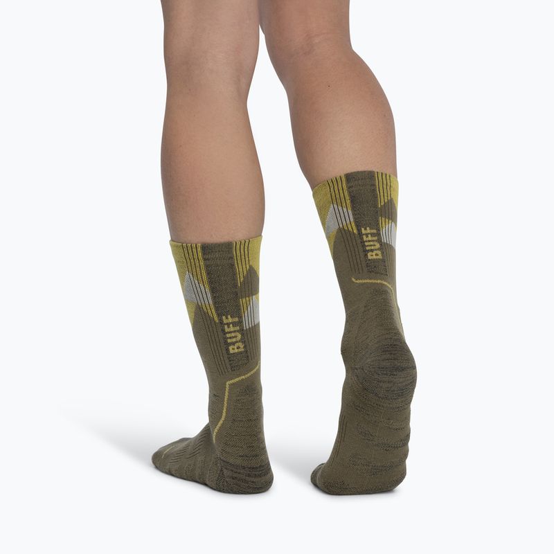 Șosete BUFF Thermomet Crew olive green 4