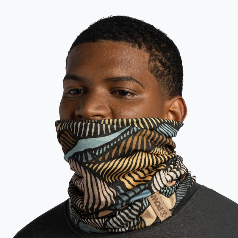 Eșarfă multifuncțională BUFF Lightweight Merino Wool arlof pow