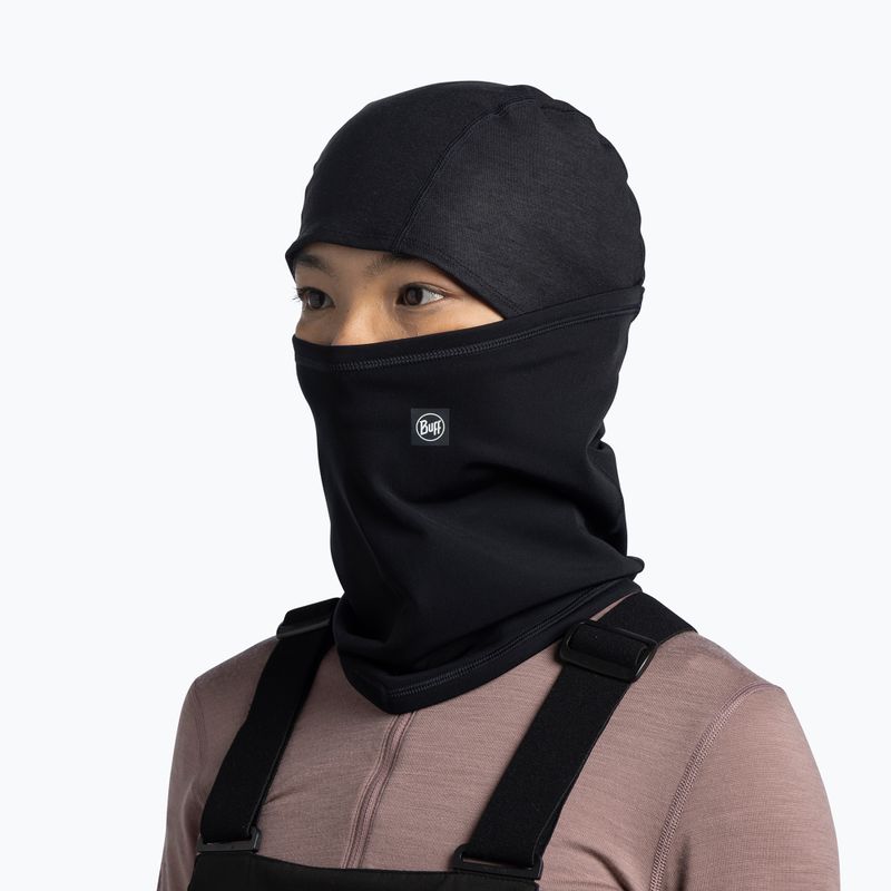 Cagulă BUFF Tech Fleece Hinged black 5