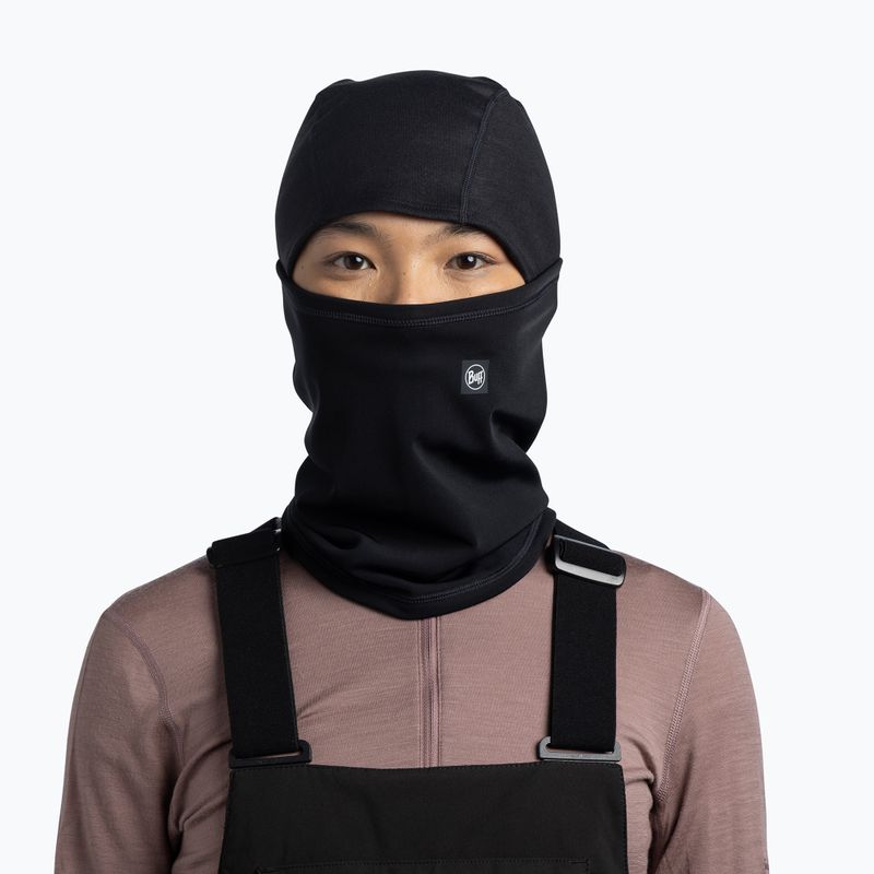 Cagulă BUFF Tech Fleece Hinged black 6