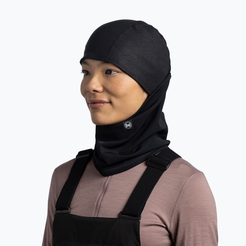 Cagulă BUFF Tech Fleece Hinged black 7