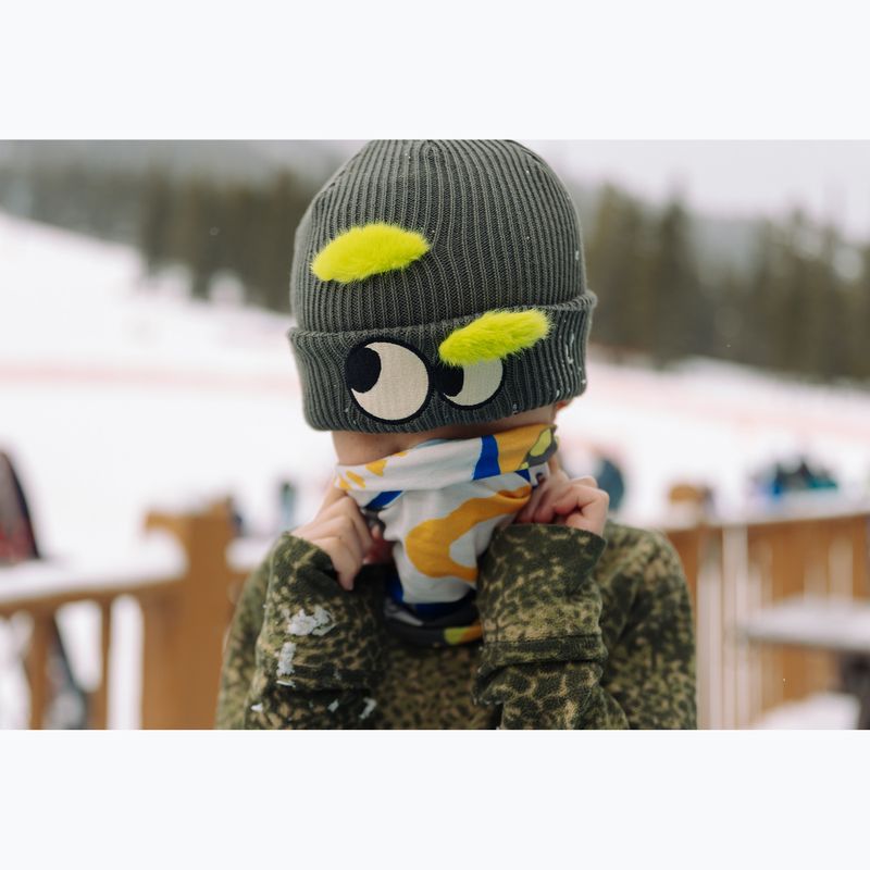 Căciulă de iarnă pentru copii Buff Knitted Fun green 6